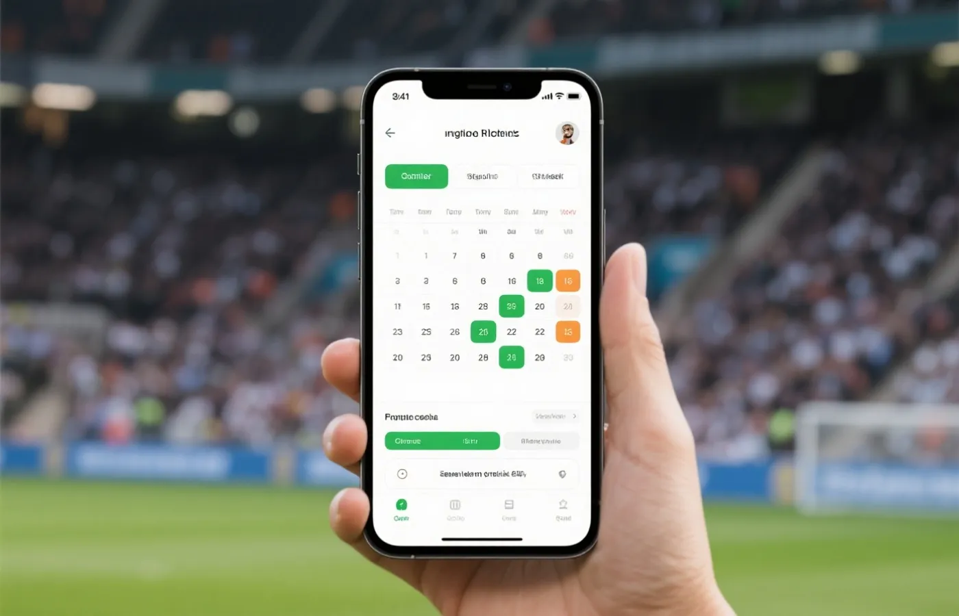 赛程与比分界面预览